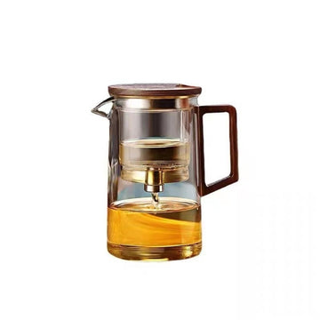 Borosilicate Tea Water Separation Tea Set